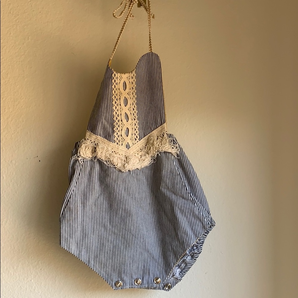 Adorable Ally + Annie handmade romper